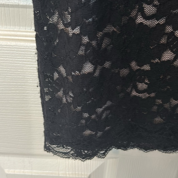 Express Black Long Sleeve Lace Dress - Picture 5 of 6